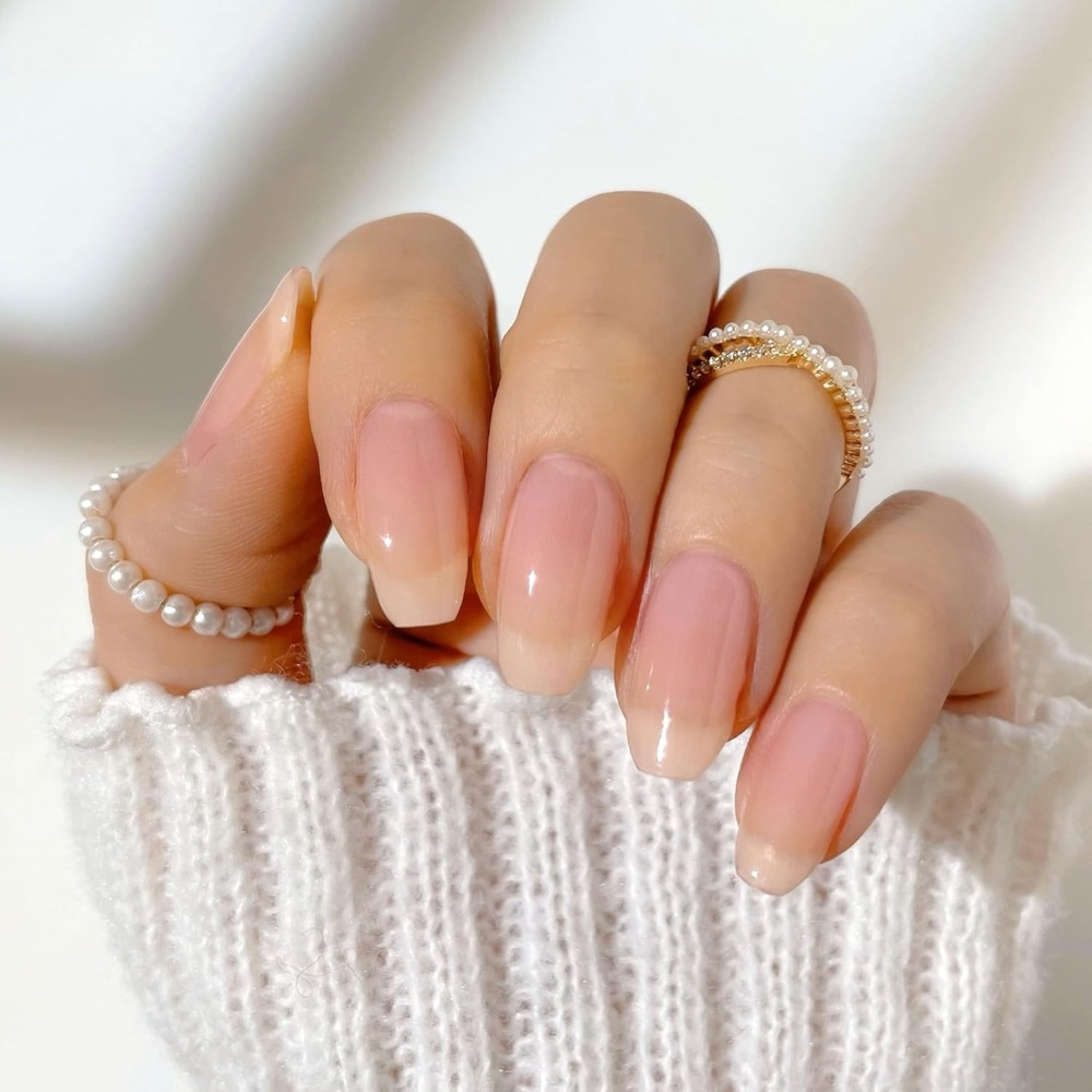 High Maintenance Pink Jelly Semi-Cured Gel Nail Strips